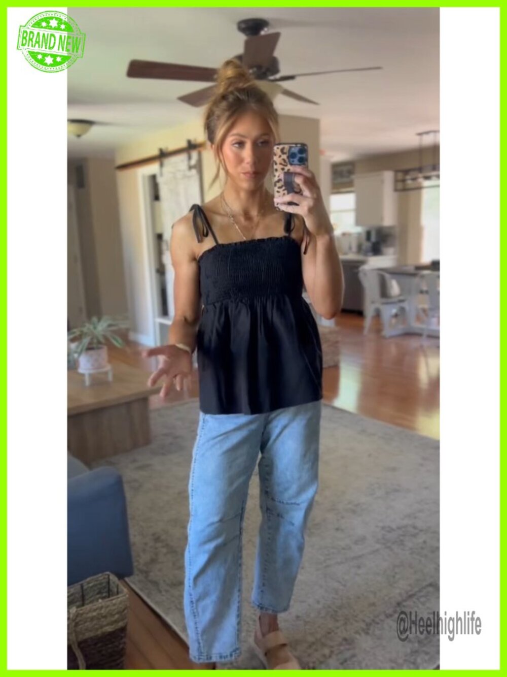 Sexy Square Neck Peplum Cami Top Summer Going Out Shirt - Picture 6 of 6